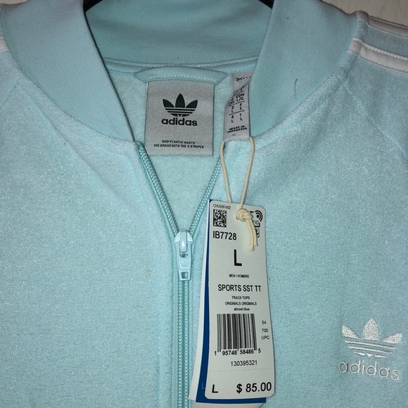 NWT- Adidas unisex “better cotton initiative” full zip - Picture 3 of 9